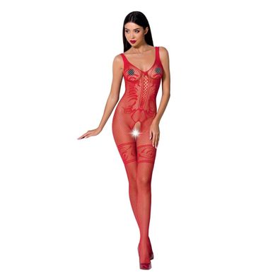 PE Bodystocking BS069 red - (S/ L)