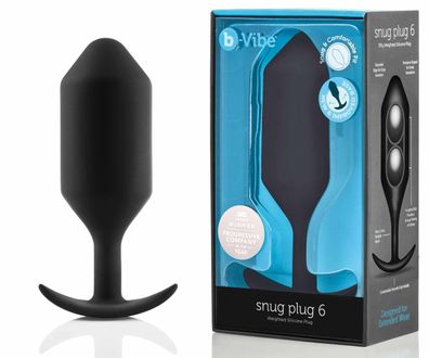 b - Vibe Snug Plug 6 Black