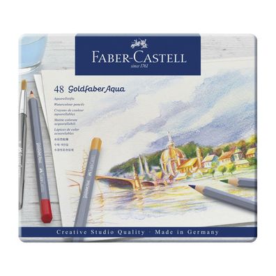 Faber-Castell - Goldfaber Akvarel Dose, 48 Stück (114648)