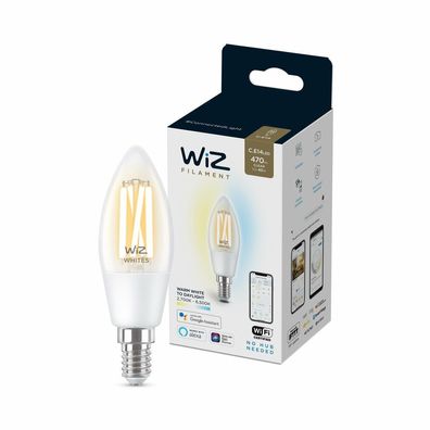 WiZ G3 Whites Filament C35 E14 Clear