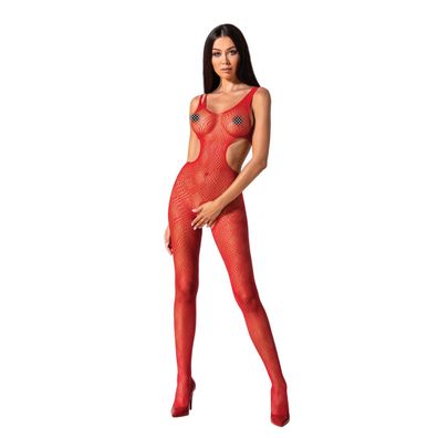 PE Bodystocking BS085 red - (S/ L)