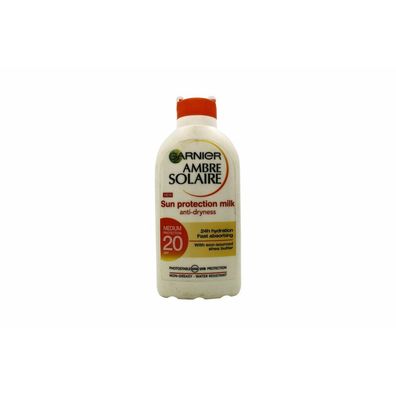 Garnier Ambre Solaire Anti-Dryness Sun Protection Milk SPF20 200ml