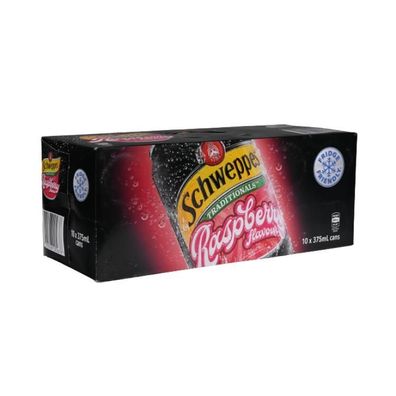 Schweppes Raspberry Karton - Australian Import 10x375 ml