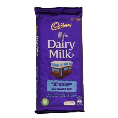Cadbury Dairy Milk Top Deck Schokolade 180 g