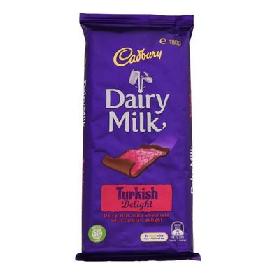 Cadbury Dairy Milk Turkish Delight - Import 180 g