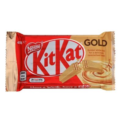 KitKat Gold Schokoriegel - Limited Edition - Import 45 g