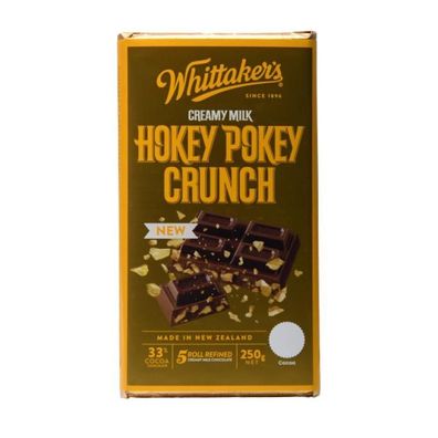 Whittaker's Creamy Milk Hokey Pokey Crunch 250 g
