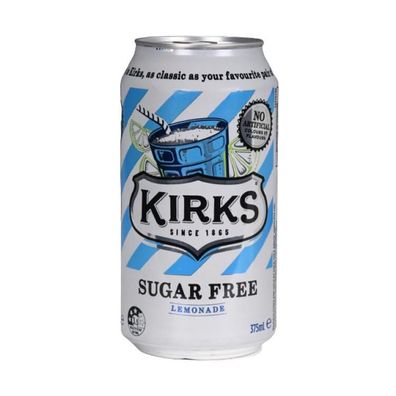 Kirks Lemonade Sugar Free - Australian Import 375 ml