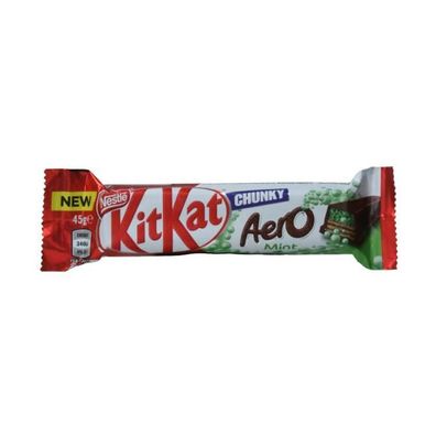 KitKat Chunky Aero Mint Schokoriegel - Import 45 g