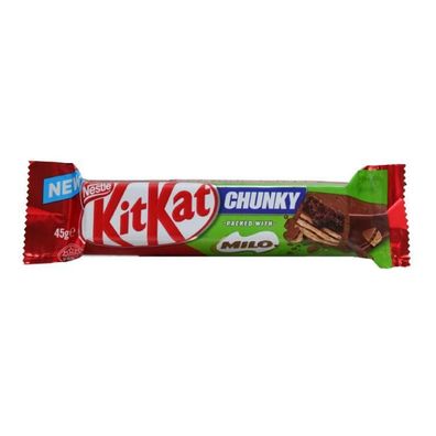KitKat Chunky Milo Schokoriegel - Import 45 g