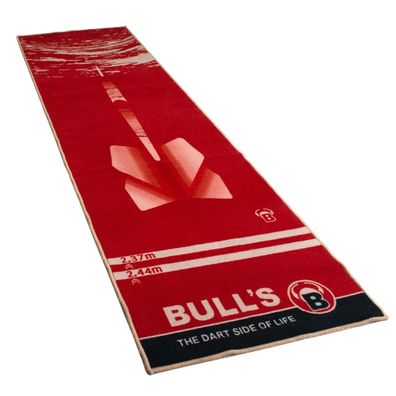 BULL'S Carpet-Mat "180" red / Inhalt 1 Stück