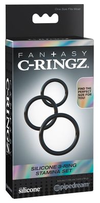 Fantasy C - Ringz - FCR Silicone 3 Ring Stamina Se