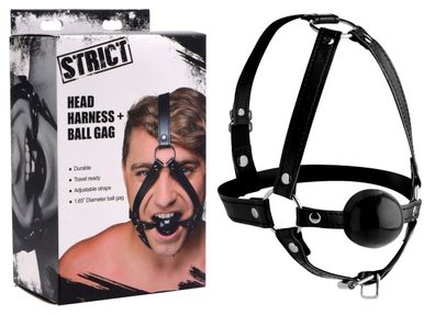 STRICT Head Harness with Ball Gag