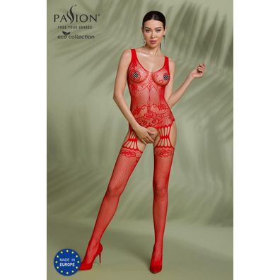 PE ECO Bodystocking BS009 red - (S/ L)