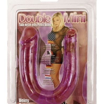 Double Mini Jelly Penis Dong lila