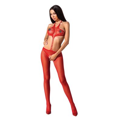 PE Bodystocking BS080 red - (S/ L)