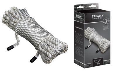 10 m - STEAMY SHADES Silver Rope 10m