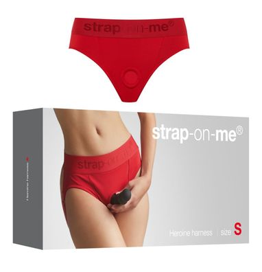 Strap-on-me Heroine Harness red S