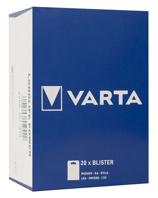 Varta- Batterie Varta AA 20x4er