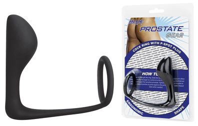 BLUE LINE C&B GEAR Cock Ring with P - Spot Plug
