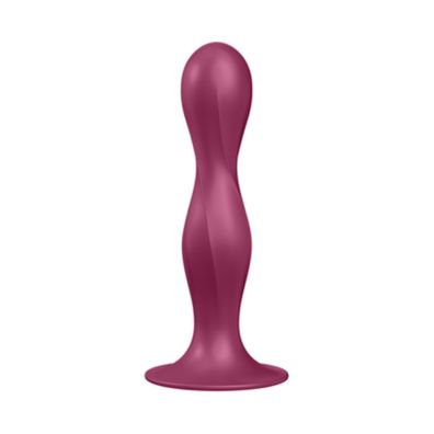 Satisfyer - Double Ball-R - Weighted Dildo - Red