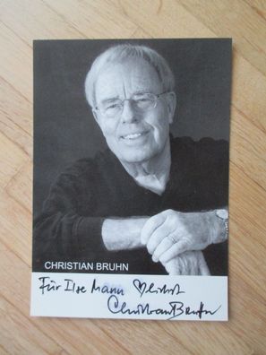 Komponist Christian Bruhn - handsigniertes Autogramm!!!