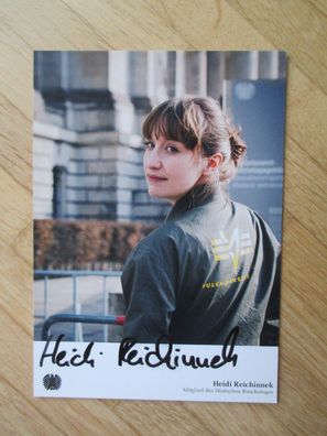 MdB Die Linke Politikerin Heidi Reichinnek - handsigniertes Autogramm!!!