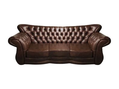 Chesterfield Möbel Wohnzimmer Sofa Dreisitze Couch Polstermöbel Einrichtung