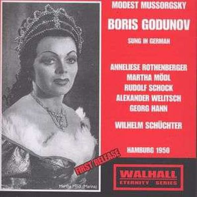 Boris Godunow (in dt. Spr.): Modest Mussorgsky (1839-1881) - Walhall - (CD / Titel: