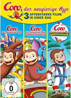 Coco - Der neugierige Affe 1-3 (DVD) Min: 238/ DD/ WS 3 Disc - Universal Picture ...