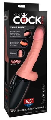 King Cock Plus - KCP 6,5 Thrusting Cock with Ba