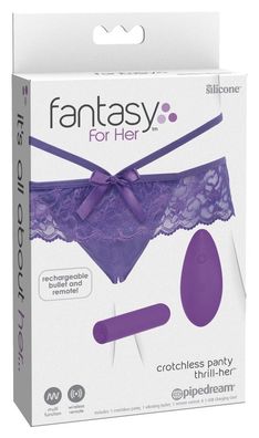 Fantasy For Her - Crotchless Panty Thrill - He
