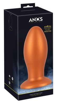 ANOS - Soft Butt Plug with suction cup - (div. Far
