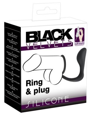 Black Velvets - Ring + Plug