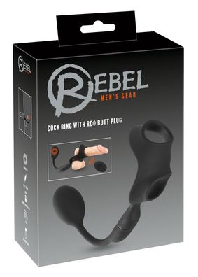 Rebel - Cock ring with RC butt p