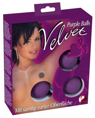 You2Toys- Velvet Purple Balls 3er Kugeln
