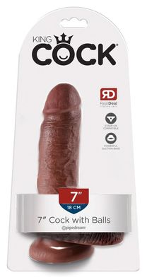 King Cock - 7'' Cock with Balls - (div. Farben)