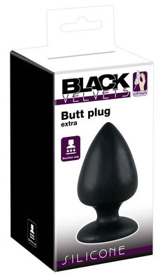Black Velvets - Extra Butt Plug