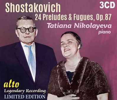 Dmitri Schostakowitsch (1906-1975): Präludien & Fugen op.87 Nr.1-24 - - (CD / Tite