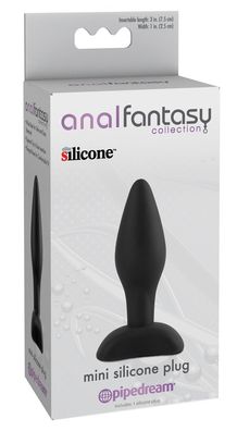 Anal Fantasy Collection - Mini Silicone Plug Black