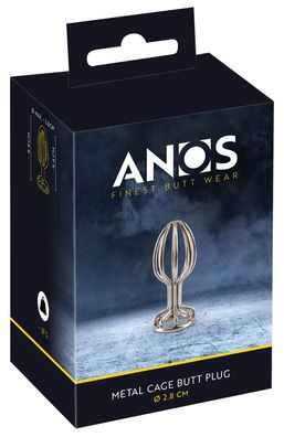 ANOS - Metal Cage Butt Plug 2.8