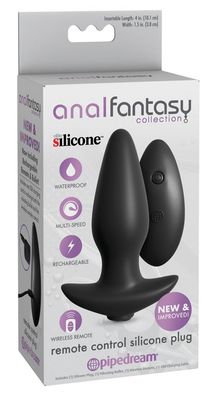 Anal Fantasy Collection - RC Silicone Plug Black