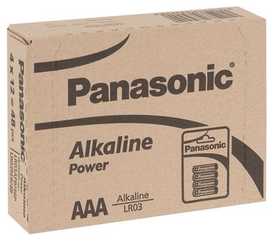 Panasonic- Batterie Panasonic AAA 12x4er