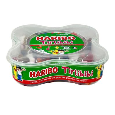Haribo Tirlibibi: Bunte Gummibärchen-Box aus Frankreich, 750g - Naschspaß pur!