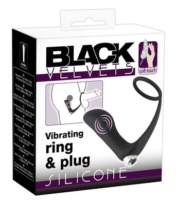 Black Velvets - BV Vibrating ring & plug