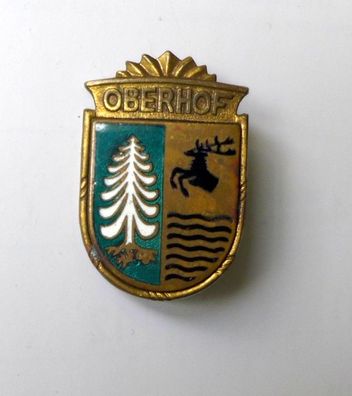 DDR Abzeichen Oberhof Thüringen Wappen Wandern