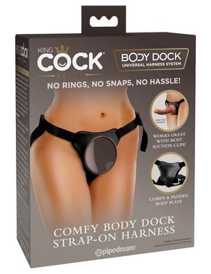 King Cock Elite - KCE Comfy Body Dock Strap - On H