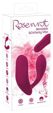 You2Toys - Rosenrot Bendable RC Panty Vib