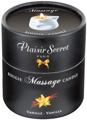 80 ml - Plaisir Secrets - Massage Candle Vanilla