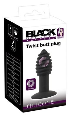 Black Velvets - Twist butt plug
